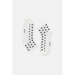 Suwen Bowtie Midi Soket Çorap - Standart - Ekru