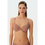 Suwen Cathy İz Yapmayan Nude Dikişsiz Dantelsiz Mikrofiber Balkonet Sütyen
