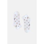 Suwen Cherry Midi Soket Çorap - Standart - Ekru