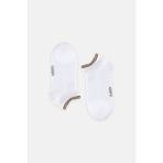 Suwen Color Band Sneaker Çorap - Standart - Kahverengi