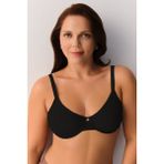 Suwen Contour Deluxe Desteksiz Balenli Sütyen - 80D - Siyah