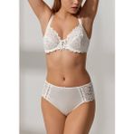 Suwen Dantelli Mikrofiber Toparlayıcı Dikişli Ekru Isabelle Slip Külot