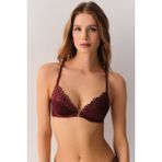 Suwen Dark Temptation Yarı Destekli Balenli Sütyen - 75A - Bordo