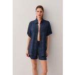 SUWEN Denim Plaj Gömleği