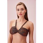 Suwen Detaylı Straplez Bikini Üst