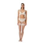 Suwen Ekru Latte Garter Kemerli Jartiyer