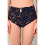 Suwen Glace Yüksel Bel Kemerli Toparlayıcı Bikini Alt