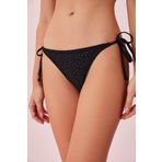 Suwen İnce Bağcıklı Detaylı Bikini Alt