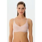 Suwen Invisible Soft Lazer Kesim Balensiz Sütyen - 2XL - Pudra Pembe