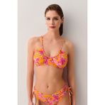 Suwen Jungle Boyundan Bağlamalı Bikini Üst - Turuncu - 40