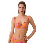 SUWEN Jungle Dolgulu Straplez Bikini Üst