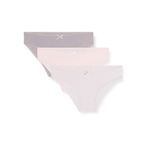 Suwen Kadın 3 P Colourfull Slip Külot, Çok Renkli (Capp-Apricot-Pink 539), Na (Üretici Ölçüsü: L)