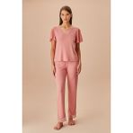 Suwen Laura Pijama Takımı - Rose