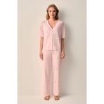 SUWEN Laurel Gömlek Yaka Pijama Takımı