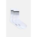 Suwen Lurex Band Soket Çorap - Standart - Gri