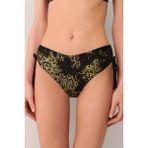 Suwen Medusa Yanı Büzgülü Bikini Alt - Desenli - 36