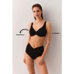 SUWEN Önü Burgulu Balenli Toparlayıcı Bikini Üst