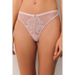 Suwen Pearl Brazilian String Külot - Pudra - XL