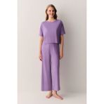 Suwen Sandy Pijama Takımı - Mor - L