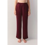 Suwen Silky Ipek Pijama Altı - Bordo