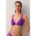 Suwen Üçgen Bikini Üst - Menekşe - 40