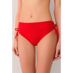 Suwen Yanı Büzgülü Bikini Alt - 44 - Kırmızı