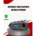 Suya Dayanıklı Bluetooth İnterkom 5.4 Hoparlör 500Mah Batarya Ve Fm Radyo Özellikli
