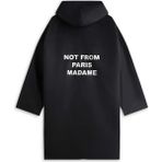 Suya Dayanıklı La Parka: Not From Paris Madame Kapüşonlu Siyah Parka - XL