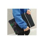 Suya Dayanıklı Neopren Notebook Tablet Ipad Macbook Pro Air Siyah Laptop Kılıfı Çantası 13" Inç 15" siyah gri