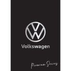 Suya Dayanıklı Yıkanabilir Volkswagen Oto Paspas Kağıdı Siyah Gümüş Baskı 50 Adet - 35X50CM - Kalın - Siyah - Gümüş