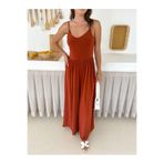SUYA US WEAR KADIN İP ASKILI BOL PAÇA SANDY KUMAŞ TULUM