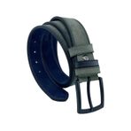 Süzer Deri Haki Yeşil Süet Suni Deri Çift Dikişli Model 4 cm.lik Unisex Spor Kemer - XD-9010-10-ST
