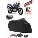 Suzuki Gs 500 Branda Siyah Arka Çanta Uyumlu(Topcase) Motosiket Brandası Motor Örtüsü Çadır Su Geçirmez Motosiklet Kılıfı Motor Brandası,lastikli,taşıma Torbalı