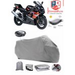Suzuki Gsr 600 Branda Gri Arka Çanta Uyumlu(Topcase) Motosiket Brandası Motor Örtüsü Çadır Su Geçirmez Motosiklet Kılıfı Motor Brandası,lastikli,taşıma Torbalı