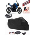 Suzuki Gsr 750 Branda Siyah Arka Çanta Uyumlu(Topcase) Motosiket Brandası Motor Örtüsü Çadır Su Geçirmez Motosiklet Kılıfı Motor Brandası,lastikli,taşıma Torbalı