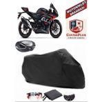 Suzuki Gsx-R 1000 Branda Siyah Arka Çanta Uyumlu(Topcase) Motosiket Brandası Motor Örtüsü Çadır Su Geçirmez Motosiklet Kılıfı Motor Brandası,lastikli,taşıma Torbalı