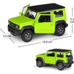 Suzuki Jimny Model Araba 1:32 Ölçek 11CM Metal Diecast - Yeşil