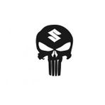 Suzuki Kuru Kafa Punisher Araba Sticker Yapıştırma