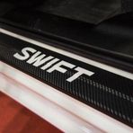 Suzuki Swift 4 Carbon Fiber Kapı Eşiği Yazısı Sticker 4ADET