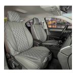 Suzuki Swift Lüx Yarı Deri Oto Koltuk Kılıfı Ön Arka Takım İSTANBUL SERİSİ FÜME