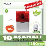SUZUKI TECHNOLOGY 10 Aşamalı POMPALI Su Arıtma Cihazı,Çevre Dostu