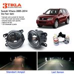 Suzuki Vitara 2005-2014 Beyaz Led Xenon Sis Farı Seti