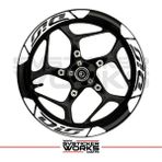 Sv Sticker Works Honda Dıo Jant Şeridi Geniş Sticker Dıştan Içe Kaliteli Yüksek Yapışkanlı Sticker - Beyaz