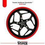 Sv Sticker Works Scooter Sticker Jant Sticker Motor Motosiklet Sticker Dekor Modeli - Kırmızı - SVSTICKERWORKS