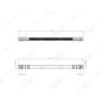 SVAC 100160 Arka Sol Fren Hortumu VW Phaeton 02-