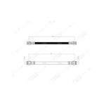 SVAC 300142 Arka Fren Hortumu Opel Corsa D Kampanalı Araçlar Icın 06- Opel Corsa E / Corsa E Van X15 15-
