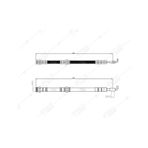 SVAC 71-106 Fren Hortumu Ön Sol Sağ Mazda 323 89 01 / 626 98 02