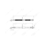 SVAC 76-161 Fren Hortumu Ön Sol Sağ Land Cruiser 100 98-