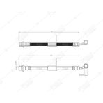 SVAC 78-154 Fren Hortumu Ön Sağ Honda Civic Fc Fk 1.0 1.5 I-Vtec 1.6 I-Dtec 16-