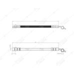 SVAC 92-115 Fren Hortumu Arka Ford Galaxy 07-14 S-Max 07-14 Volvo S60 II (134) 2.0 T 10- S80 II (124) 1.6 Drıve 10-V60 I (155, 157) 1.6 Drıve 10-